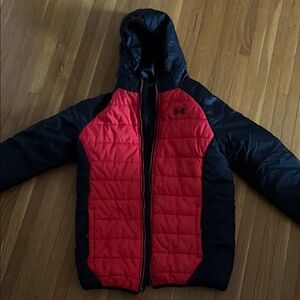 Under Armour Two-Tone Puffer Jacket with Hood